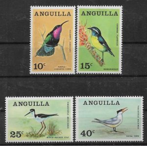1968 Anguilla 36-39 Anguillan Birds MNH C/S of 4