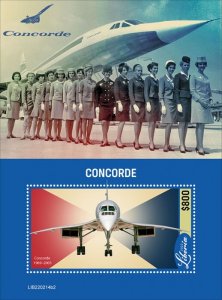 LIBERIA - 2022 - Concorde - Perf Souv Sheet #2  - Mint Never Hinged