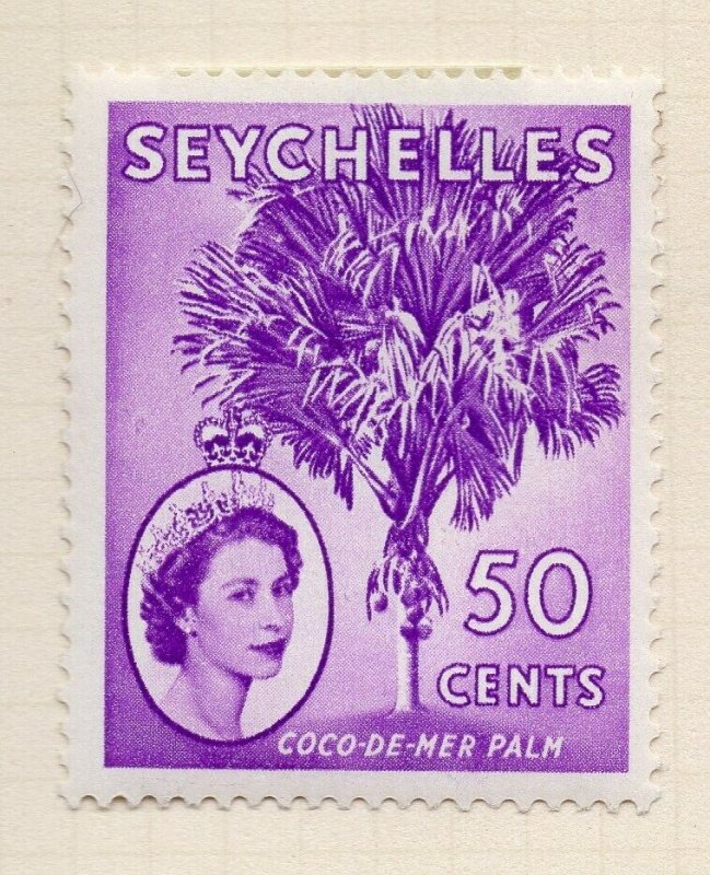 Seychelles 1957 Early Issue Fine Mint Hinged 50c. NW-99406