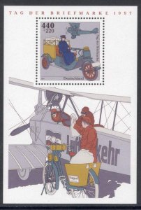 Germany 1997,Sc.#B819 MNH souvenir sheet, Stamp day