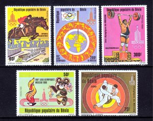 Benin - Scott #469-473 - MNH - SCV $6.60