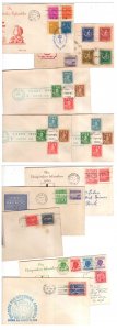 CUBA 11 FDC'S SOUND COLLECTION LOT SOME UNADDRESSED $$$$$$$