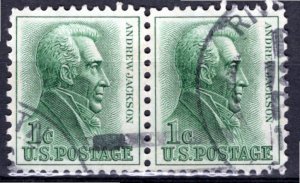 USA; 1963: Sc. # 1209:  Used Se-Tenant Single Stamps