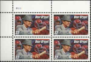 # 3148 MINT NEVER HINGED BEAR BRYANT