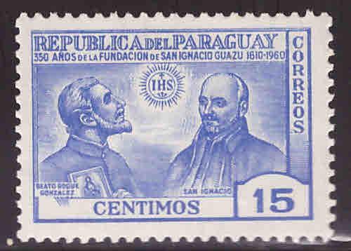 Paraguay Scott 935 MNH** St. Ignatius stamp