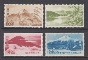 Japan Sc 460-463 MLH. 1949 Fuji Hakone National Park, cplt set, fresh, F-VF