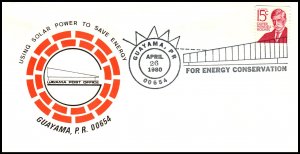 US For Energy Conservation,Solar Power,Guayma,PR 1980 Cover