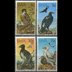 S.W.AFRICA 1975 - Scott# 373-6 Birds of Prey Set of 4 NH