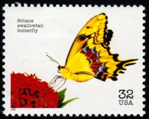 SC# 3105f - (32) - Endangered Species: Swallowtail Butterfly  - MLH Single