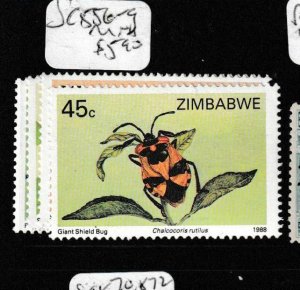 Zimbabwe SC 556-9 MNH (3gca) 