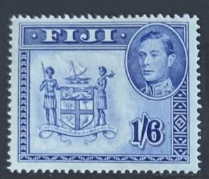 FIJI 1950 1/6 SG263a p14 LIGHTLY MOUNTED MINT CAT £4.25