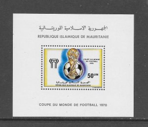 MAURITANIA #392 WORLD CUP S/S MNH