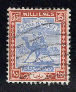 SUDAN Scott 85 Used Camel Mail stamp