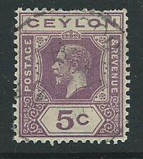 Ceylon Edward VII  SG 341   Used   few short perfs