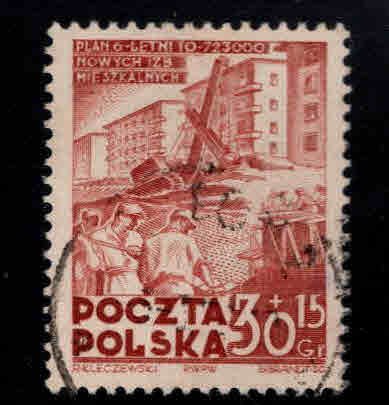 Poland Scott B68 Used semi postal stamp