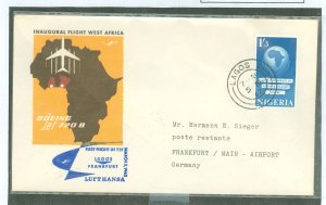 Nigeria 127 1st Flight Lagos to Frankfurt, March 5, 1962