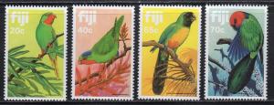 Fiji 481-84 - Mint-NH - Birds / Lorys / Parrots (cv $11.50)