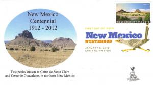 New Mexico Centennial First Day Cover, w/ DCP cancel,  #1