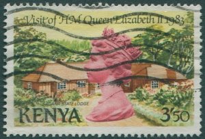 Kenya 1983 SG293 3s.50 Royal Visit QEII FU