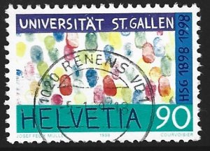 Switzerland #1018   used