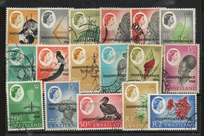 Swaziland 143-159 Set Used