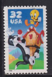 United States 3204a Sylvester & Tweety Bird 1998