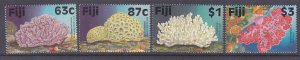 Fiji 793-96 MNH 1997 Types of Coral Full set of 4