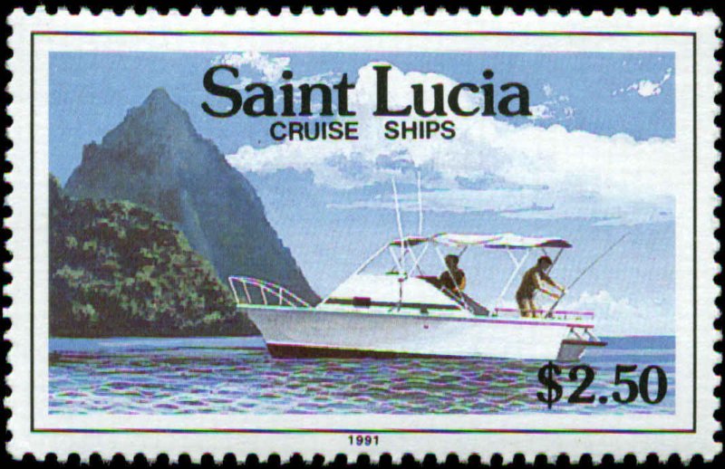 Saint Lucia Scott #976 - #979 Complete Set of 4 Mint Never Hinged 