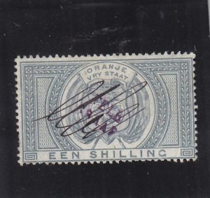 Orange Free State: Telegraph Tax Stamp, Sc #8, Used (37825)