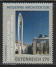 2019 Austria - Sc 2797 - MNH VF - 1 single - Martin Luther Church