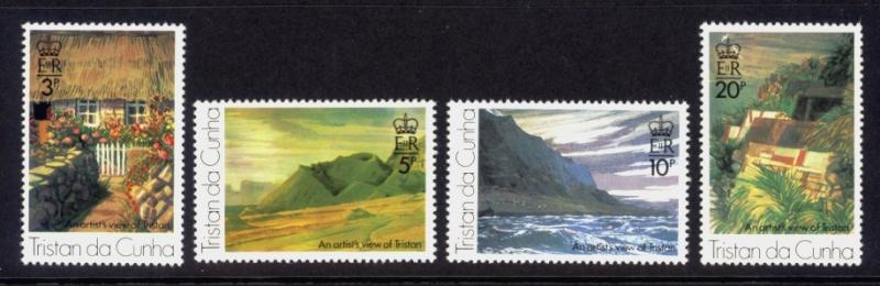 Tristan da Cunha Sc# 209-12 MNH Artist's Views