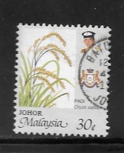 Malaysia Johor #196 Used Single