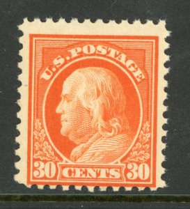 USA 1917 Franklin 30¢Perf 11 Flat Pl Unwmk Scott 516 Mint N450