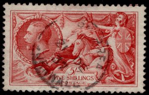 GB GV SG451, 5s bright rose-red, FINE USED. Cat £85. CDS