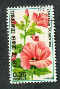 Equatorial Guinea Flower used CTO single