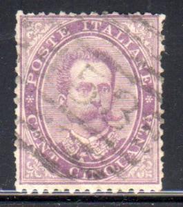 Italy 50 used  cv$22.00