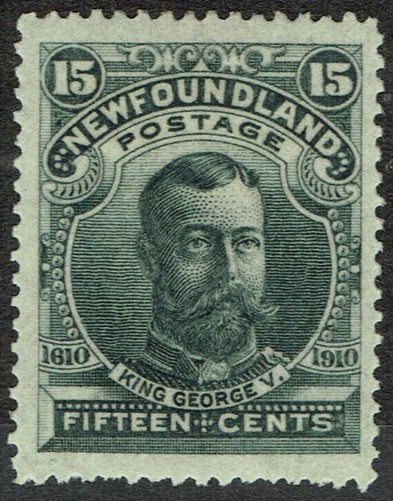 NEWFOUNDLAND 1911 KGV 15C PERF 14 