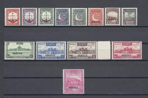 PAKISTAN 1948 SG O14/26 MNH Cat £140