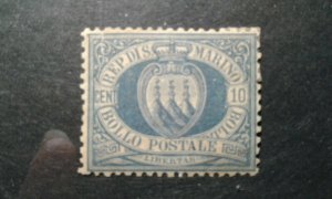 San Marino #7 mint hinged e205 9578