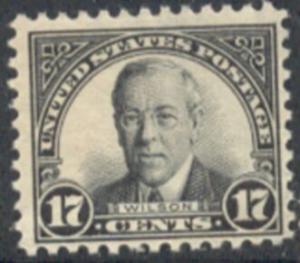 US Stamp #623 MLH - Woodrow Wilson Regular Issue 1925-26