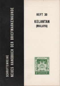 Philatelic Literature - Handbuch der Briefmarkenkunde - Heft 30 Kelantan(Malaya)