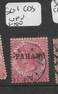 MALAYA PAHANG (P0501B) QV 2C  SG1 SON CDS  VFU 