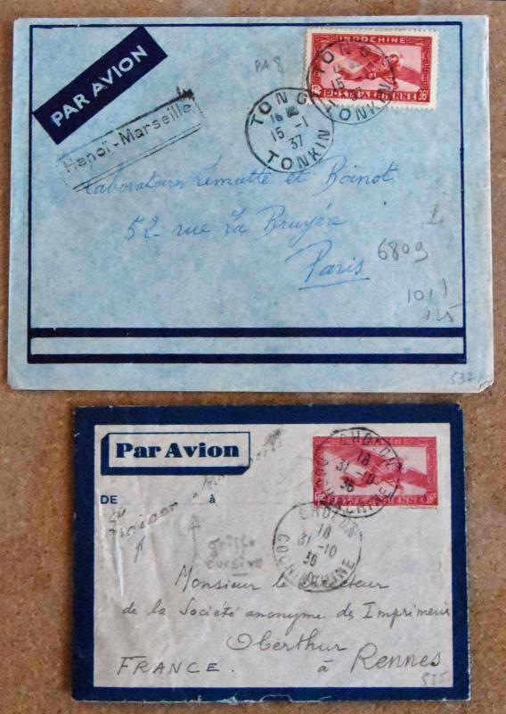 Indo china. 2 covers, two fronts only