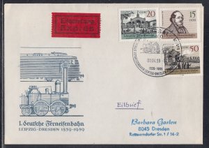 Germany DDR Scott 2737-9 FDC - Famous Germans