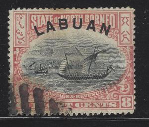 1897-1900 Labuan Scott # 79 Used - Near Fine - (BT124)