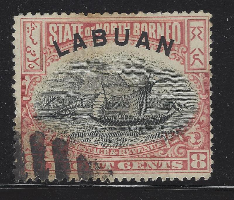 1897-1900 Labuan Scott # 79 Used - Near Fine - (BT124)