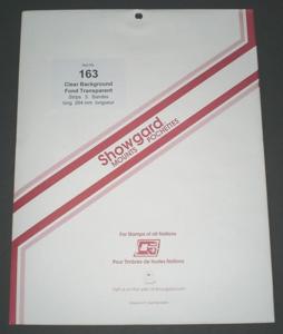 Showgard Stamp Mount Size 163/264 mm - CLEAR - Pack of 5 (163x265 163 mm)  STRIP