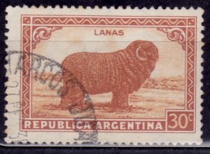 Argentina, 1936, Merino Sheep, 30c, sc#442, used