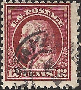 # 512a USED BROWN CARMINE BEN FRANKLIN