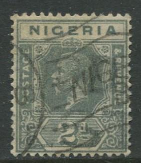 Nigeria -Scott 21 - KGV Definitive - 1921 - Used - Single 2p Stamp